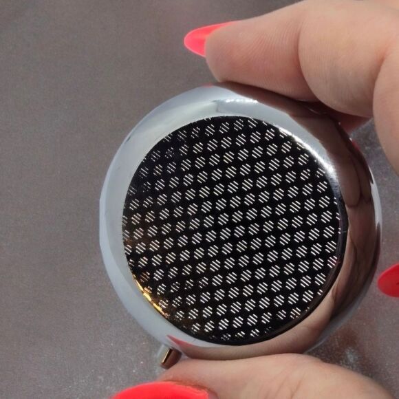 Wonderland Cottage Pill Box Medicine Mini Steel Case Mirrored Travel Purse Size - Picture 5 of 7